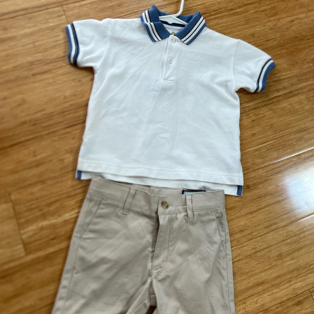 Polo and shorts combo
